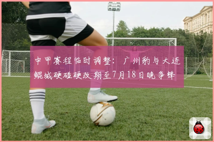 中甲赛程临时调整：广州豹与大连鲲城硬碰硬改期至7月18日晚争锋